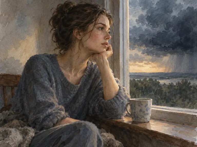 A portrait lit by a nearby window